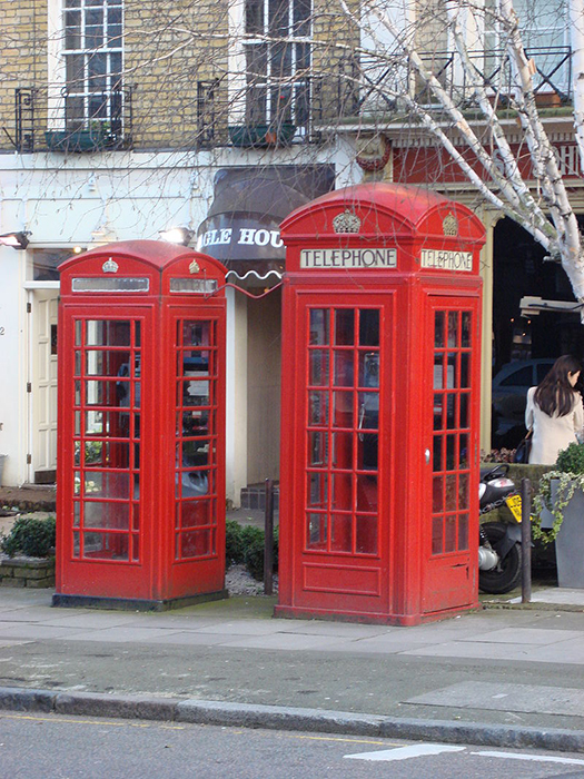 История появления красной телефонной будки 