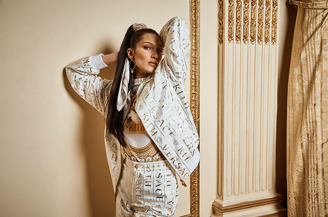 Белла Хадид стала лицом новой рекламной кампании Kith x Versace звезды в рекламе