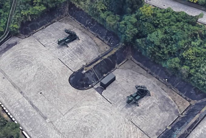 Google Earth 3D рассекретил секретную военную базу на Тайване Google